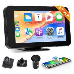 2025 Newest Carplay Screen for Car 4.7 Inch Portable Car Play Adapter for Android & iPhone Car Stuff with Mounting Kit,SummerVibes fathersdaygift