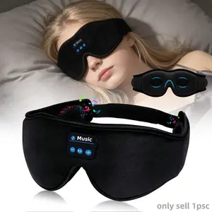 Sleep Headphones, 3D Sleep Mask Bluetooth Wireless Music Eye Mask,Sleeping Headphones for Side Sleepers Sleep Mask with Bluetooth Headphones Ultra-Thin Stereo Speakers Perfect for Sleeping,Travel
