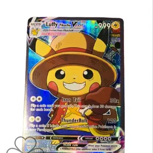 Luffy Pikachu Cosplay Custom Fan Art Card