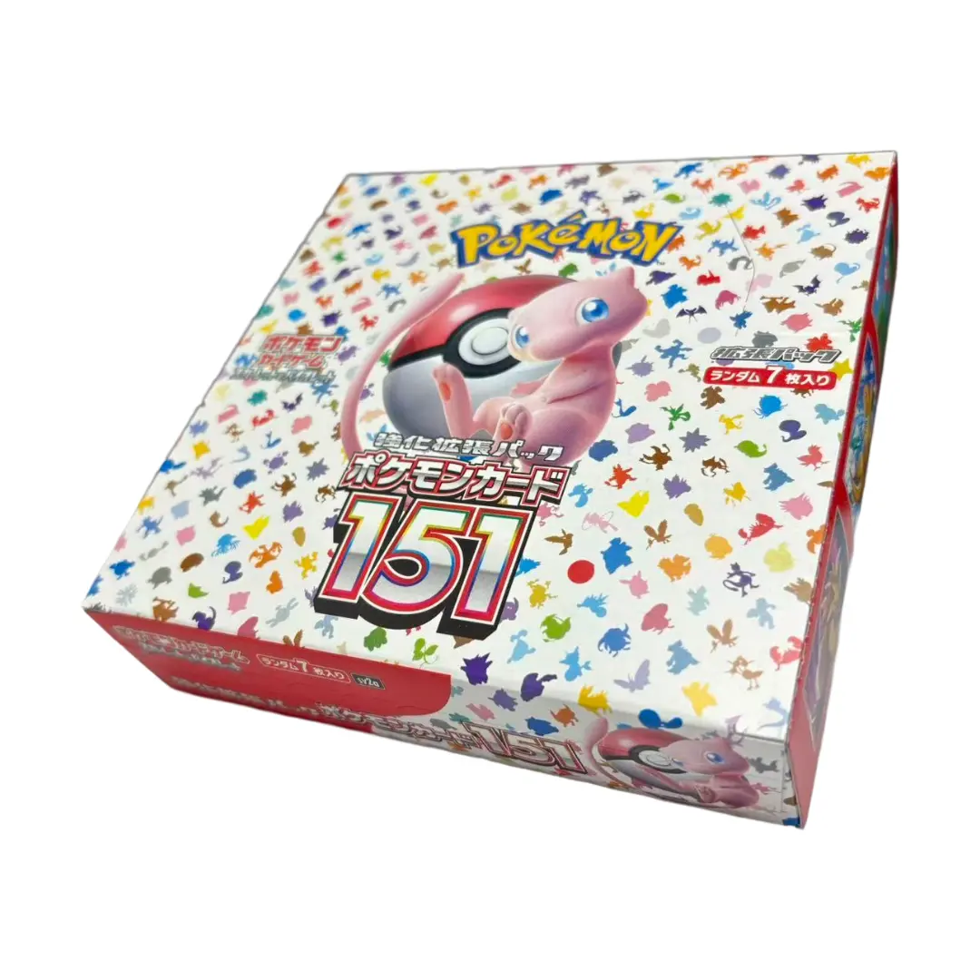 Pokemon TCG Scarlet & Violet 151 Japanese Booster Box NO SHRINK WRAP - 20 Booster Packs, 7 Cards Each - TikTok Shop Pokemon TCG Scarlet & Violet 151 Japanese Booster Box NO SHRINK WRAP - 20 Booster Packs, 7 Cards Each - TikTok Shop