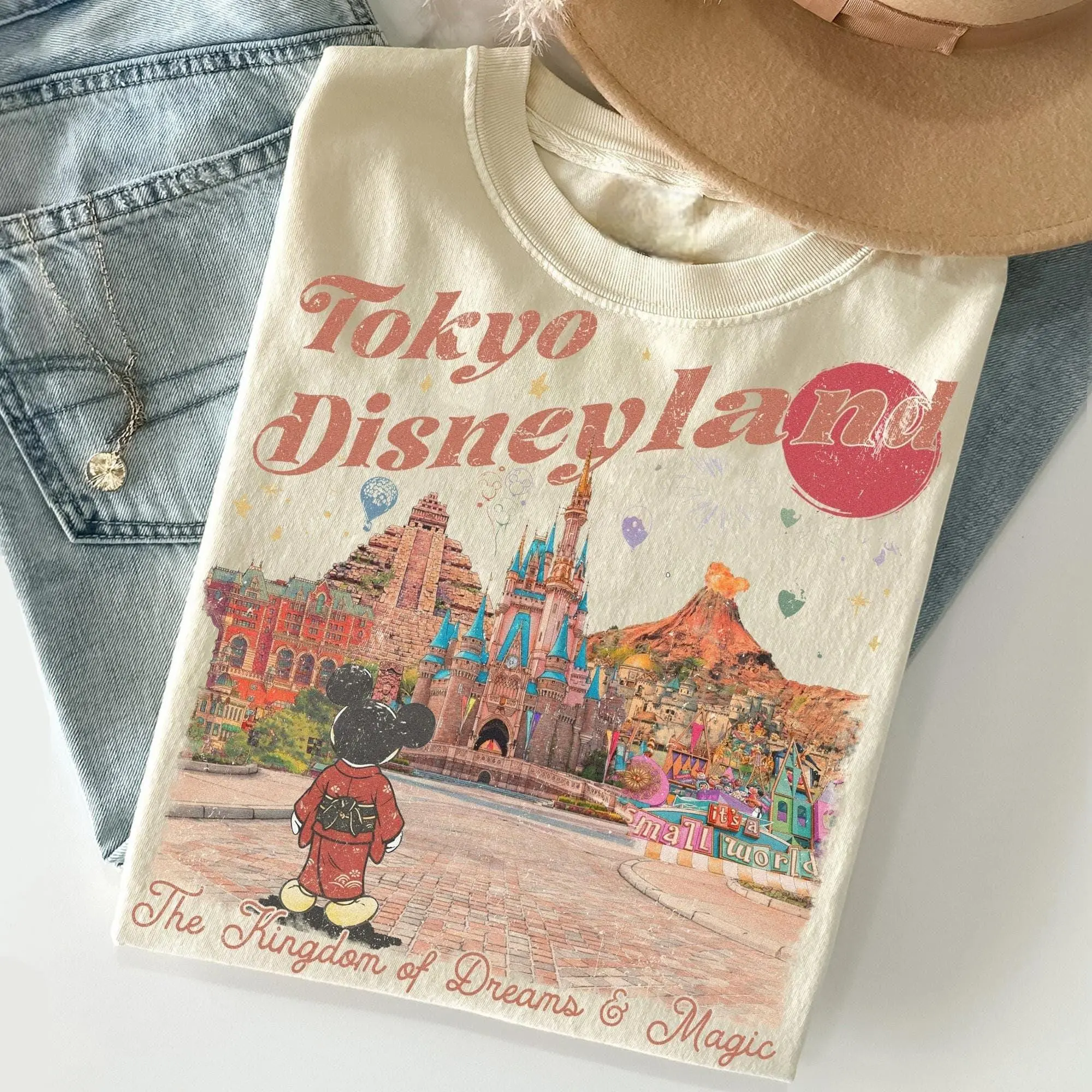 Vintage Mickey Tokyo WDW Shirt, Retro Mickey Shirts, Tokyo WDW Tee, WDW 2026 Trip Vacation Tee