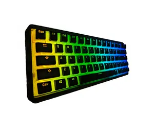 Shine Through Black PBT Keycap Set (61/78/87/96/100/104/108)