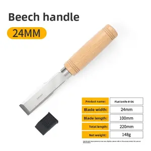 24mm Woodcarving Flat Chisel for Precision Sculpting, Durable Woodworking Tools for Artistic Carvings, Perfect for Detail Work, Hand Tools