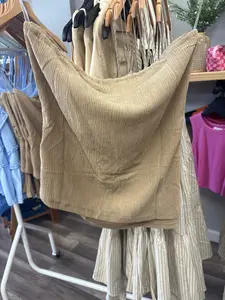 Asymmetrical strapless top