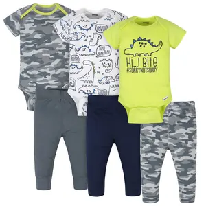 Onesies® Brand Baby Boys' Bodysuits & Pants 6-Piece Set