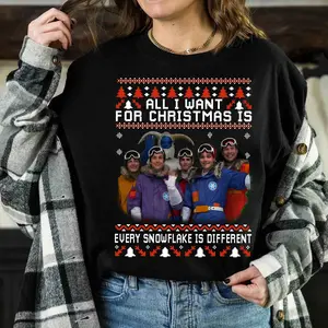 All I Want For Christmas Shirt, Every Snowflake Is Different Shirt, Music Shirts, Vintage Hoodie For Woman Man T-Shirt
