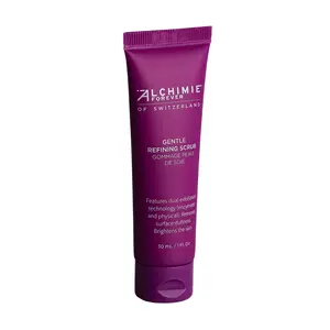 Gentle Refining Scrub Travel | Dual Exfoliation for Brighter, Softer Skin | Papaya & Shea Butter | Anti-Aging Skincare for All Skin Types Moisture Brightening