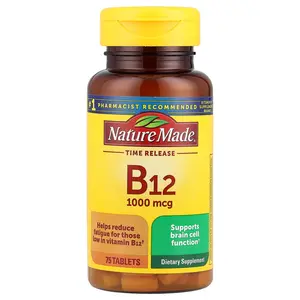 Nature Made Vitamin B12, Time Release, 75 Tablets