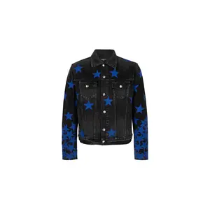CHEMIST STAR TRUCKER Denim Jackets "Black" MDT003 023