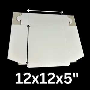 12x12x5 SET OF 10 Cake Dessert Box - Cardboard Box for Cakes and Desserts