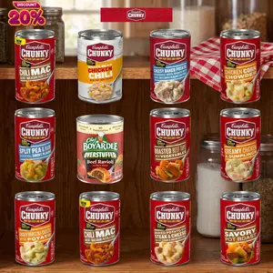 [FLASH SALE] Ultimate Canned Soup Bundle: Campbell's Chunky – Choose Your Flavor (Pack of 1) | Hearty Quick Meal