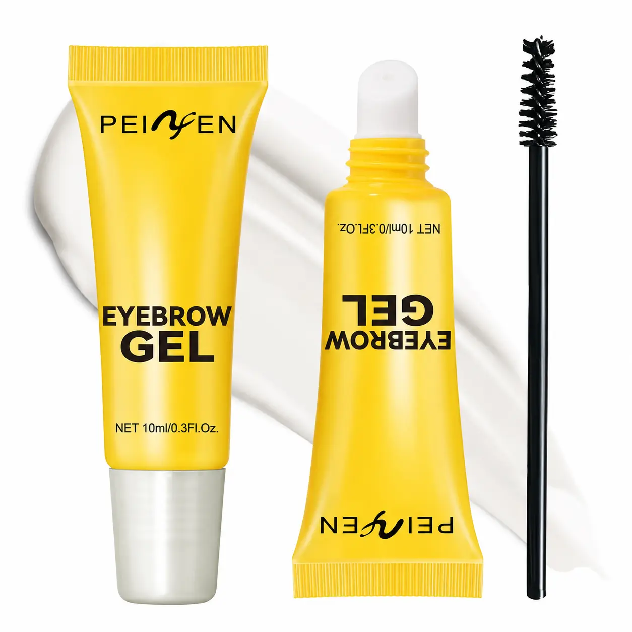 3Pcs/Set Transparent Waterproof Eyebrow Styling Gel With Brush - Long-Lasting Hold, Suitable For All Eyebrow Types, Clear Brow Shape, Lightweight Formula, A Daily Makeup Essential, Cosmetic, Brow Enhancer