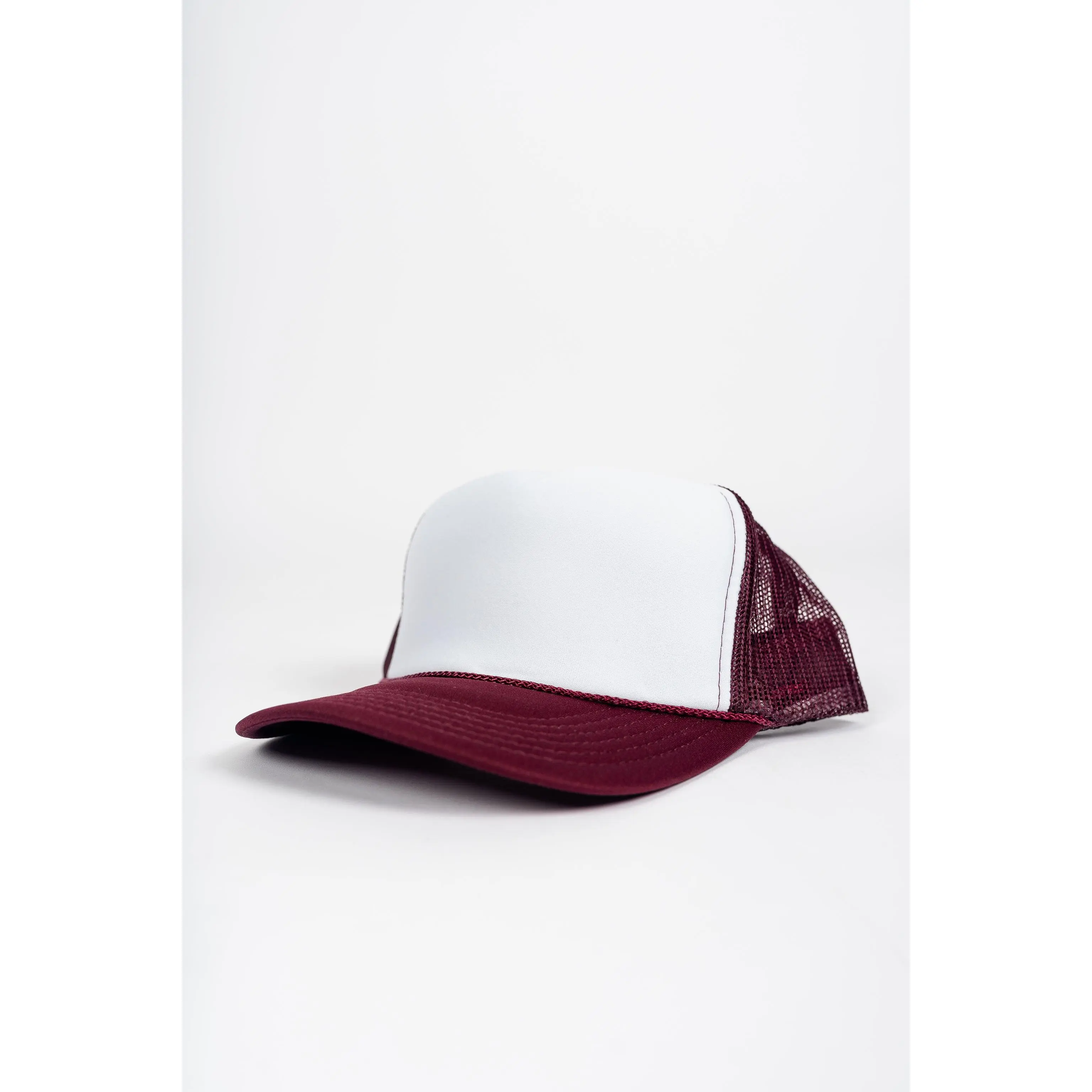 Burgundy/White