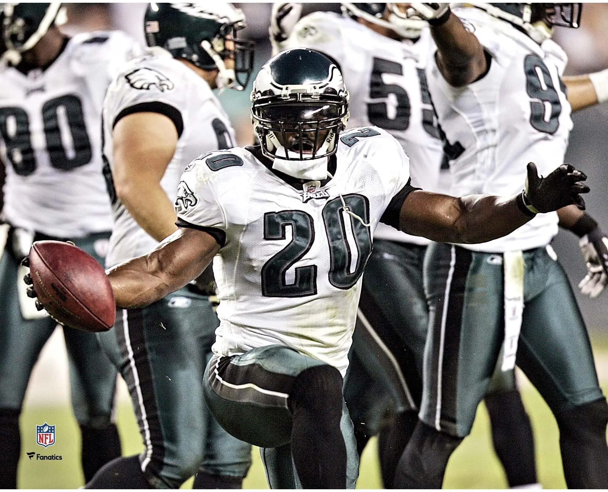 Brian Dawkins Philadelphia Eagles Unsigned Celebration Photograph - NFL Memorabilia