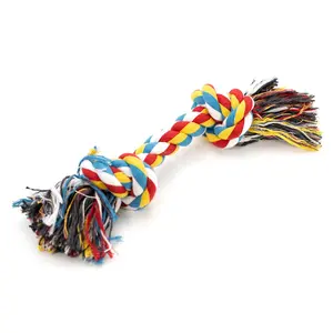 Jeffers Multi-Colored Braided Rope Bone Tug Toy for Dogs Jeffers Multi-Colored Braided Rope Bone Tug Toy for Dogs