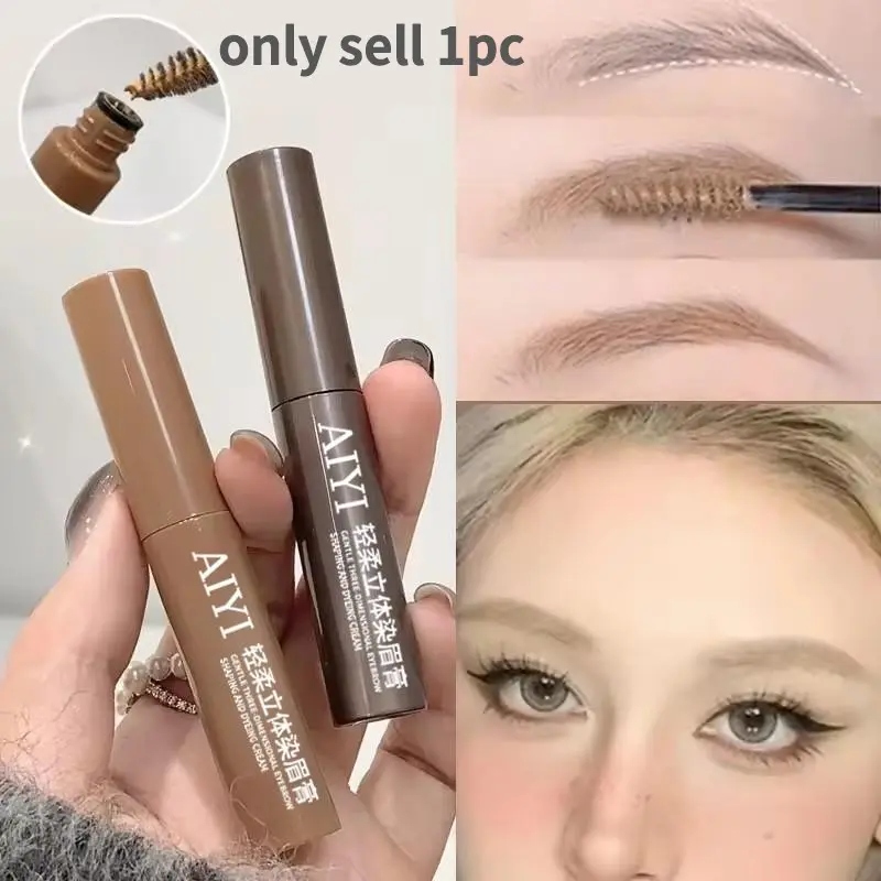Eyebrow Mascara, Waterproof Sweatproof, All-Day Wear, All-Day Long-Lasting Non-Fading, Natural 3D Brow Shaping, Smudge-Proof Non-Transfer, Versatile for All Daily Looks, Eyebrow Makeup Products