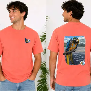 Charlie Girl "No plucks given, Positive Vibes only" graphic T-shirt.