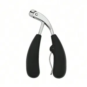 New nail clipper elbow large opening secondary cutting nail clippers anti-splash storage nail clippers Manicure Plastic Stainless Stainless Cutics Stainless nail drill