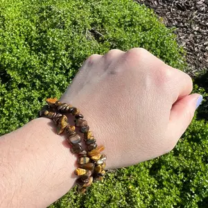 Tigers eye stretchy  band bracelet