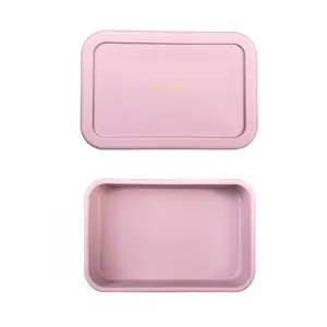 HOWWELL Silicone Bento Box, 30oz, Silicone, Bento Box, Microwave Safe, Dishwasher Safe, Oven Safe, Leak Proof Lunch Boxes Tableware