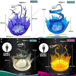 Lightning Explosion Special Effects Fit 6-inches Action Figure Model Doll Toys Cyclone Airflow Surrounding Snake Bar Bracket