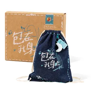 ChaYanYueSe  String Bag - Graffiti Drawstring Casual Lightweight Backpack