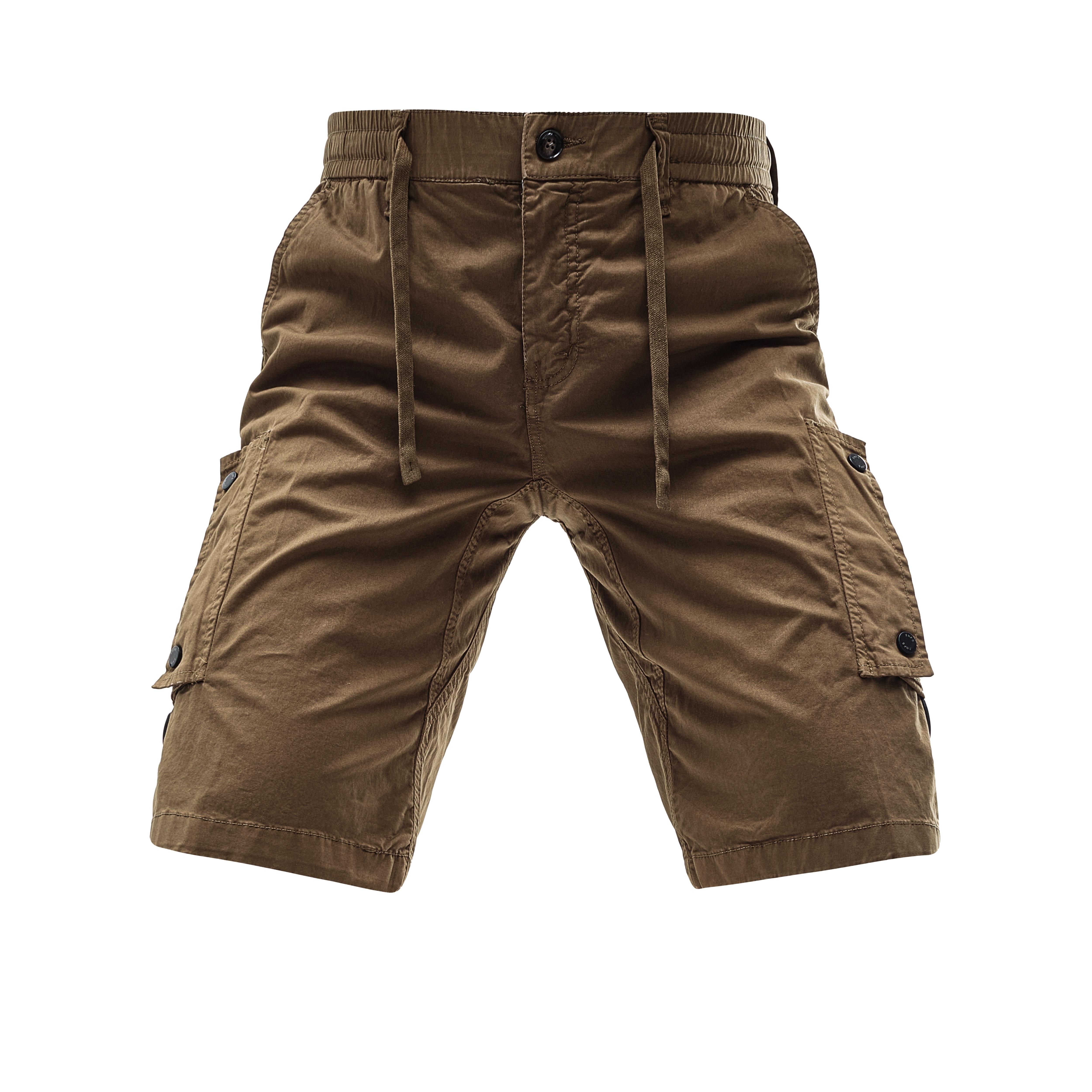 Men's Casual Cargo Shorts Washed Cotton Breathable Comfortable Elastic Waist Drawstring Multi-Pocket Workwear Shorts for Summer Outdoor Daily Streetwear Casual Hiking Running Utility Shorts with Zipper Pockets,Men Clothes