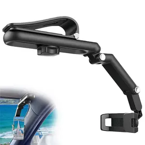 【A1】New 1080° Multi-function Sun Visor Universal 360 Degree Rotating Phone Holder Suitable for Any Scene Car Holder - Rotatable and Retractable,Suitable for driver and co-pilot