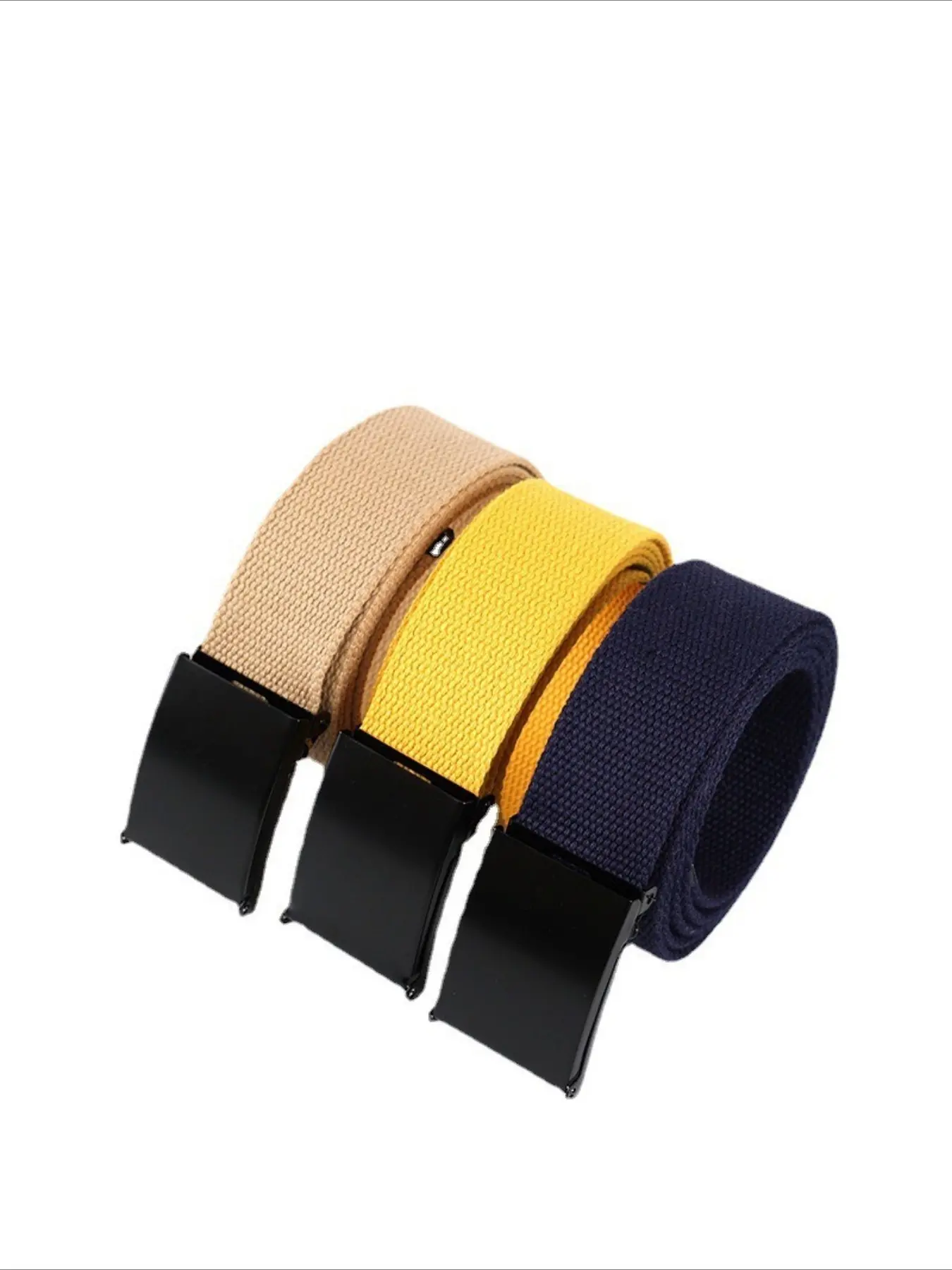 New Canvas Cotton Woven Belt, Casual Easy Match Waistband, Multi-Color, Comfortable and Durable, Perfect for Daily Wear