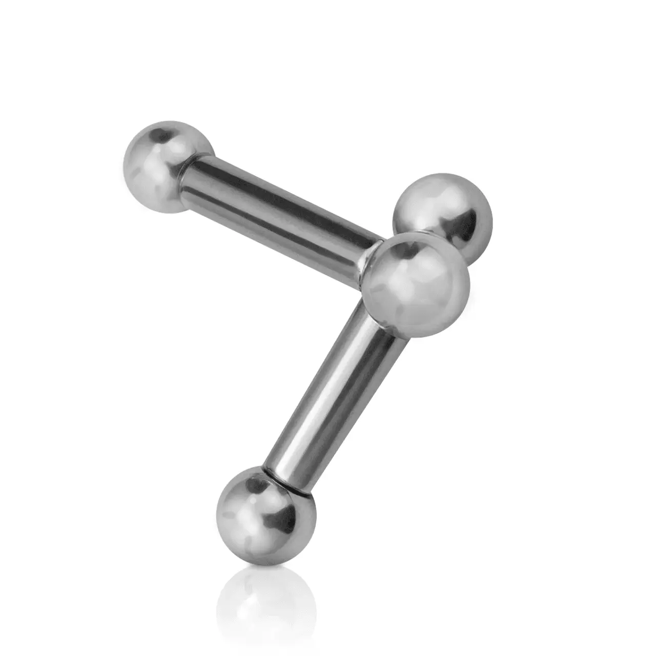 Internally Threaded Surgical Steel Straight Barbells 4 Gauge 7/8 -22mm - Pair