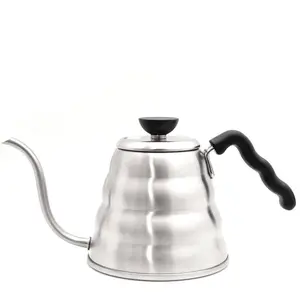 Hario V60 Buono Drip Kettle 1.2L (Silver) | Pour Over Coffee Gooseneck Kettle