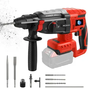 Cordless Rotary Hammer Drill (Tool Only) Compatible with Milwaukee M18| 2.6J Impact| SDS-Plus Chuck| 4-Mode| Brushless Motor (Battery not Included)