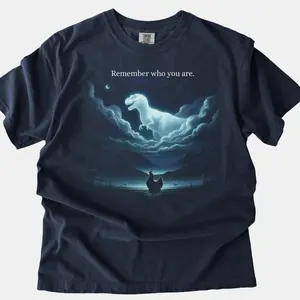 Remember Who You Are Shirt, Funny Evolution Joke Meme shirt, Chicken Dinosaur Tee