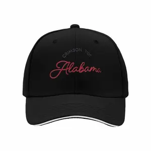 Alabama Crimson Tide Unisex Adjustable outdoor sports hat Men's and women's casual sports outdoor sandwich baseball cap