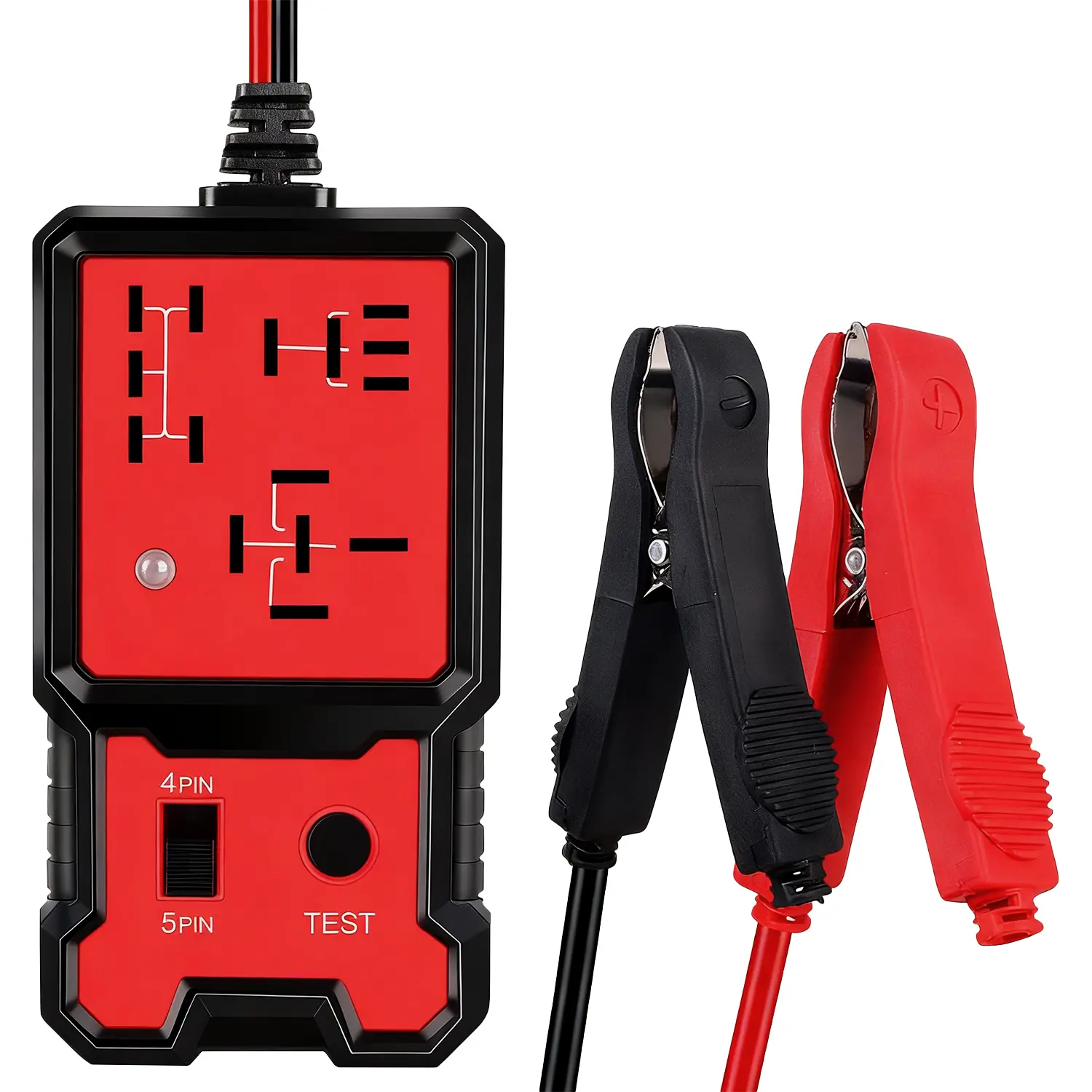 12V Automotive Relay & Circuit Tester, Car Battery Diagnostic Checker and Electrical System Test Tool, Portable Vehicle Relay Analyzer for Auto Repair