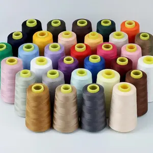 Multicolor Polyester Sewing Thread, 3000 Yards Bobbin Line for Sewing Machine, Durable Hemming & Copy Stitch Threads