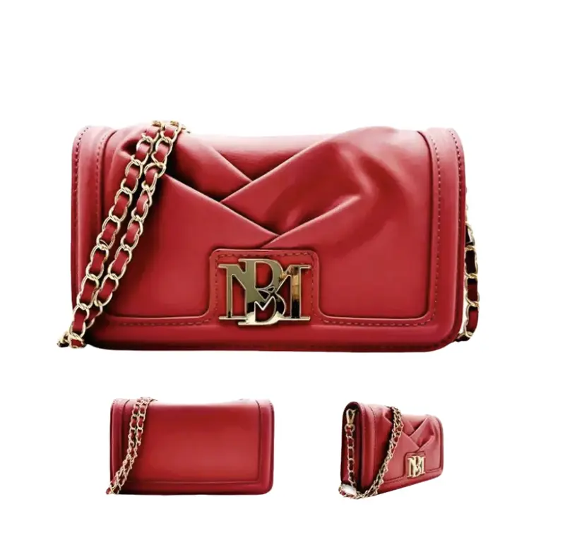 Red Quilted Badgley Mischka Small Backpack with Gold Accents Badgley Mischka | Bags | Badgley Mischka Diamond Quilted  main image 2