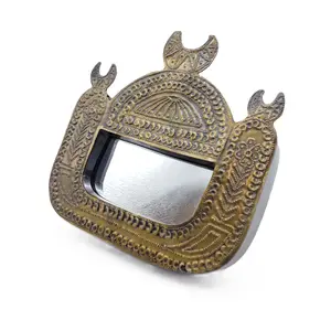 Brass Arabesque Mirror Small - Made in Egypt