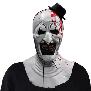 Latex monster mask, comical hood, terrifying clown mask, role-play gift, party surprise, birthday surprise mask, high visibility, lightweight and comfortable