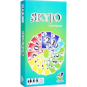 Strategic Number Card Game Fast Paced Score Reduction Tabletop Game Color Matching Gameplay Interactive Family Party Game Travel Friendly Easy To Learn With Bright Colorful Cards And Competitive Decision Making