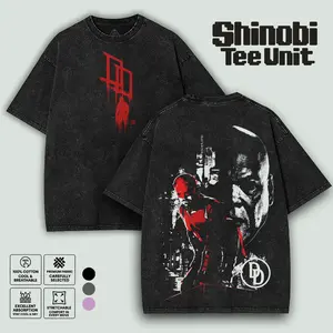 Daredevil Matt Murdock V2 Premium Washed Cotton T-Shirt, Born Again Graphic Shirt, Character Comics Fans Shirt, Comic T-Shirt, Comic Book Fans T-Shirt, Superhero Graphic Tee