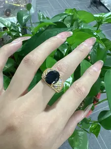 Evelyn(9940)gc.S925 london blue topaz adjustable ring $149/pc