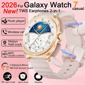 Dual Function Music Smartwatch, HD Screen, 400mah Battery, NFC, 100+ Sports Modes, Voice Assistant, Android & iOS Compatible