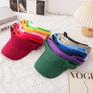 Breathable Adjustable Baseball Hat - Sporty Sun Visor Cap for Outdoor Activities, Solid Color