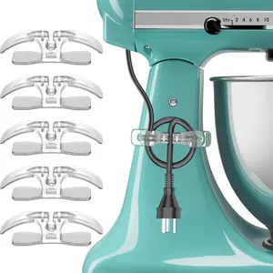 Upgraded Cord Organizer | Organization and Storage for Kitchen Appliances,Cord Keeper,Cord Wrapper,Cord Holder for Air Fryer,Coffee Maker,Blender,Toaster,Table Lamps Cord,5Pcs