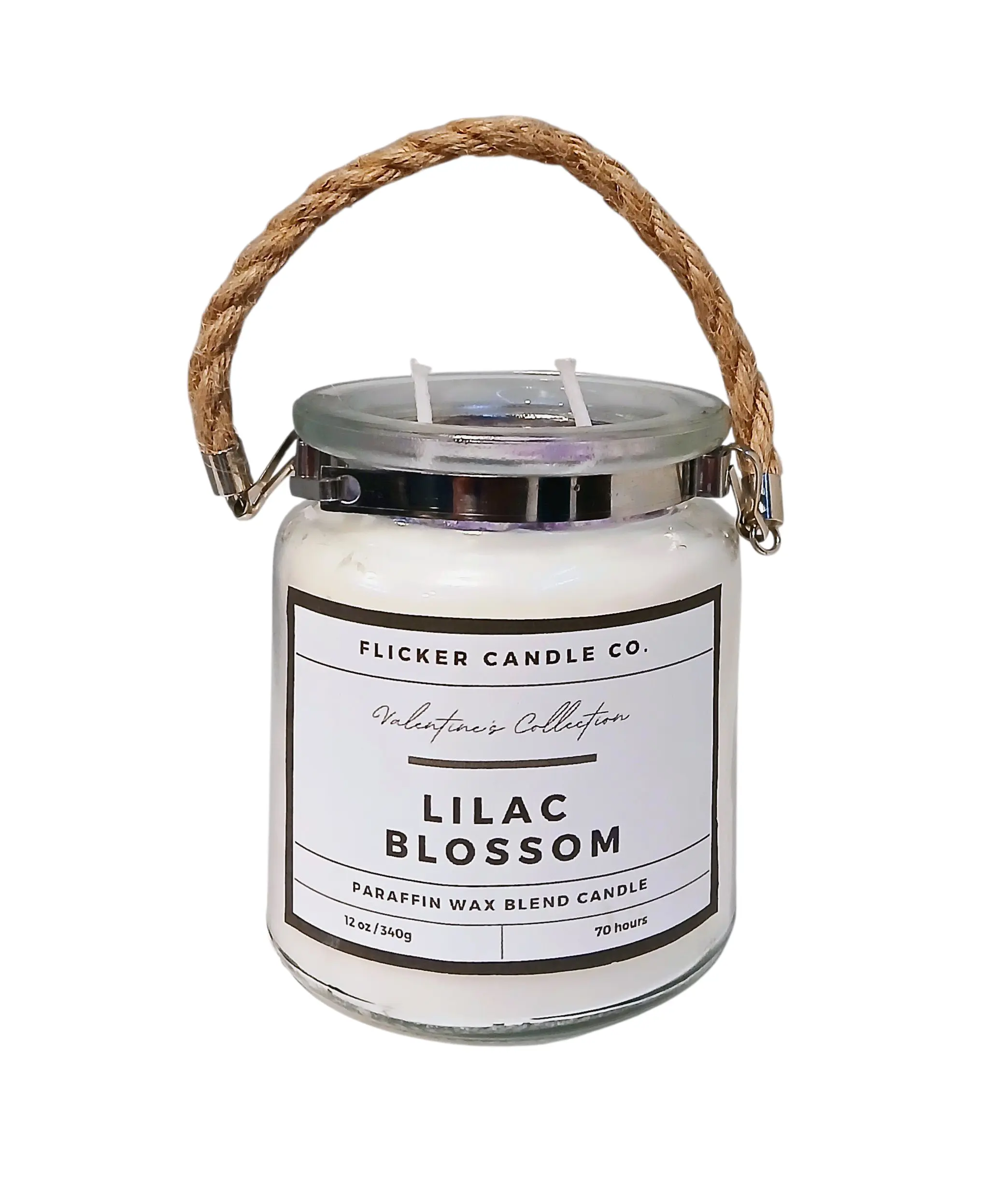 Lilac Blossom Candle (round) 12 oz.
