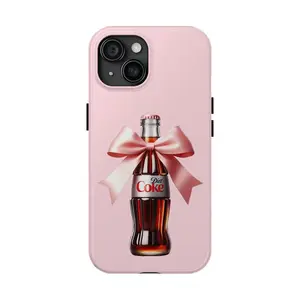 [Includes MagSafe] Diet Coke Phone Case Valentine Gift Aesthetic iphone case iphone 11 12 13 14 15 16 17 Diet Coke Girly Gift Coquette design Bow