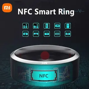 NFC Smart Ring Electronic Bluetooth Ring Solar Ring IC/ID Rewritable Analog Access Card Tag Key Ip68 Waterproof