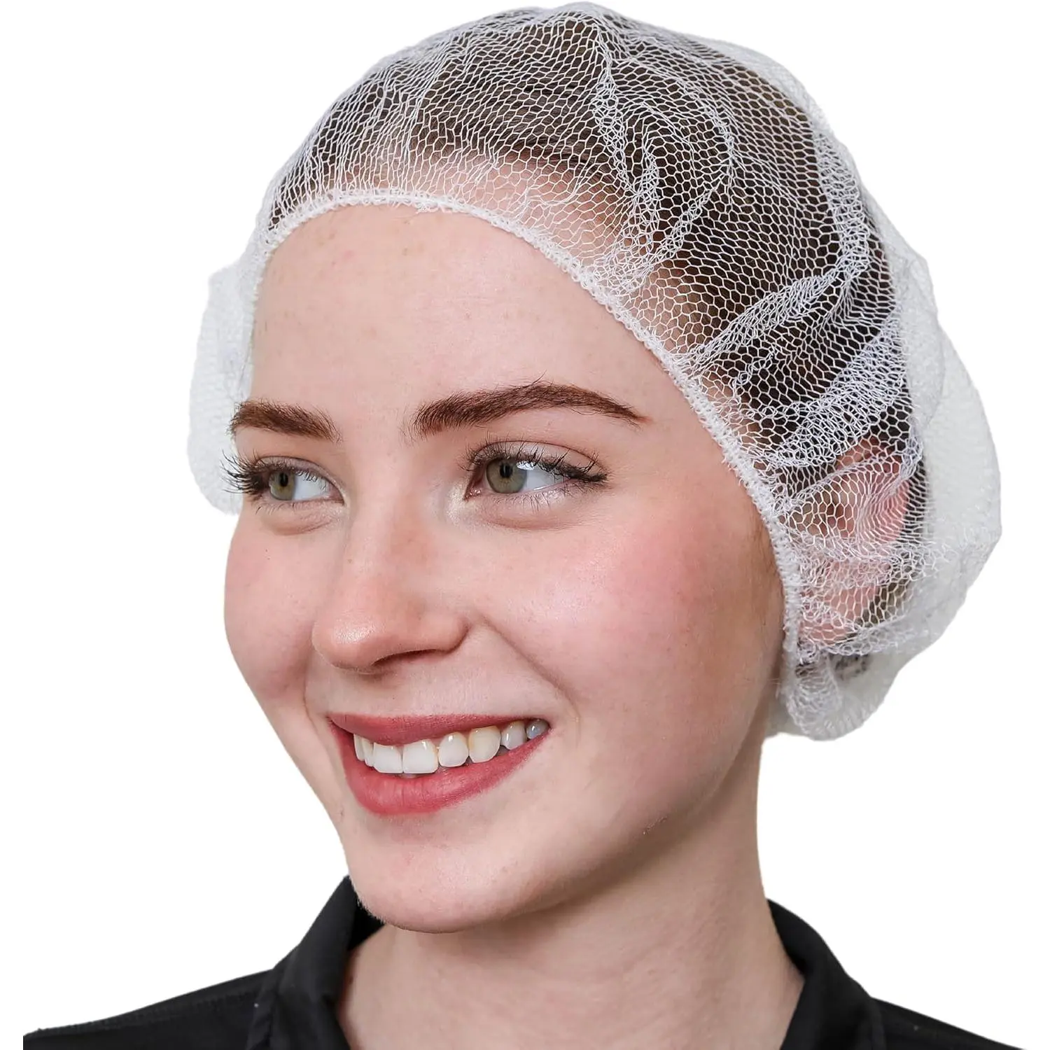 Disposable  Nylon Hair Nets | Breathable | 1,000 Count [BLACK | BLUE | BROWN | WHITE |18"|21"|24"|28"]