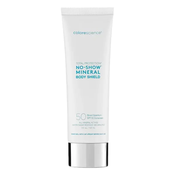 Colorescience Total Protection No-Show Mineral Body Shield SPF 50 Broad Spectrum Sunscreen 4 fl oz